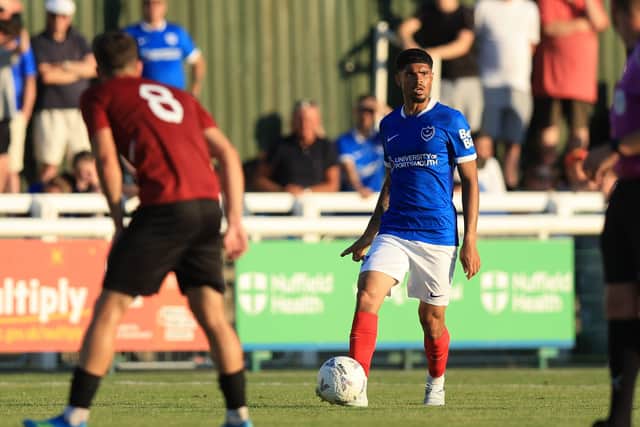 Pompey are trying to offload Luke Le Roux this summer. Picture: Simon Roe/ProSportsImages