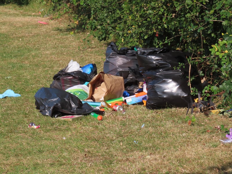 A group of travellers have left a field in Havant but their presence is still being felt.