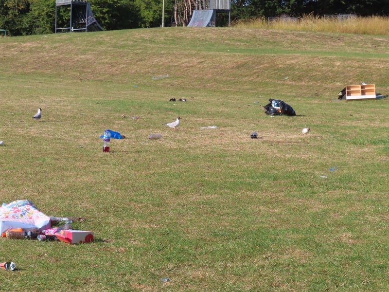 The travellers left on the evening of July 15 following five days at the site.