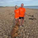 Fiona Burden has raised money for charity with a summer solstice sunrise swim. 