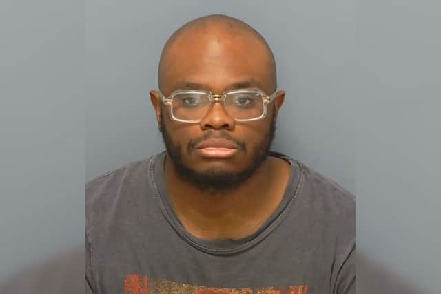 Fombasso-Robin Keungueu, 25, has been sentenced for trying to smuggle a non-UK national via Portsmouth International Port.