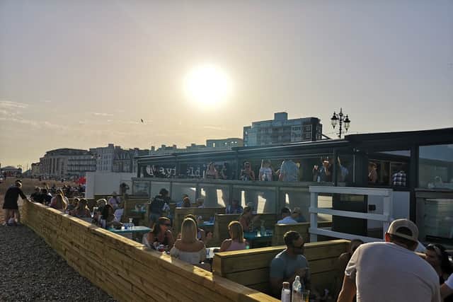 Southsea Beach Cafe through the years. 