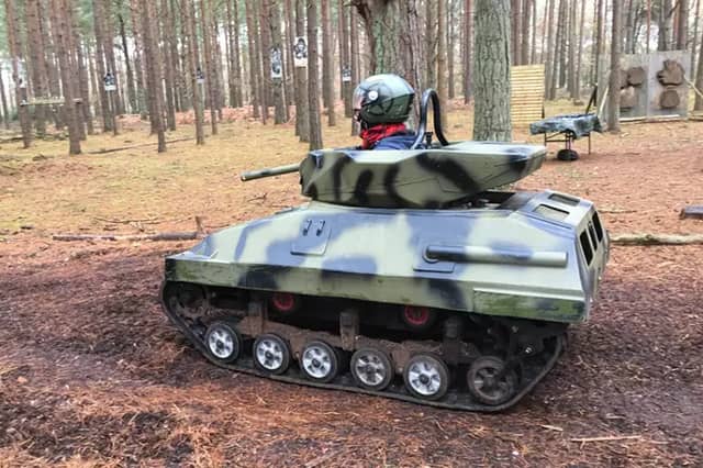 Mini tank experience at Leisure Matters in Hampshire