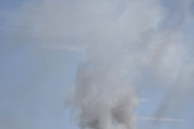 Fire on Hayling Island
