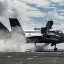 The government has been criticised after it was revealed that no new F35 fighter jets will be procured this decade. They were currently being used extensively as part of Operation Firecrest on HMS Prince of Wales.