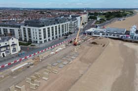 Southsea sea defences being created near South Parade Pier
Picture: Habibur Rahman