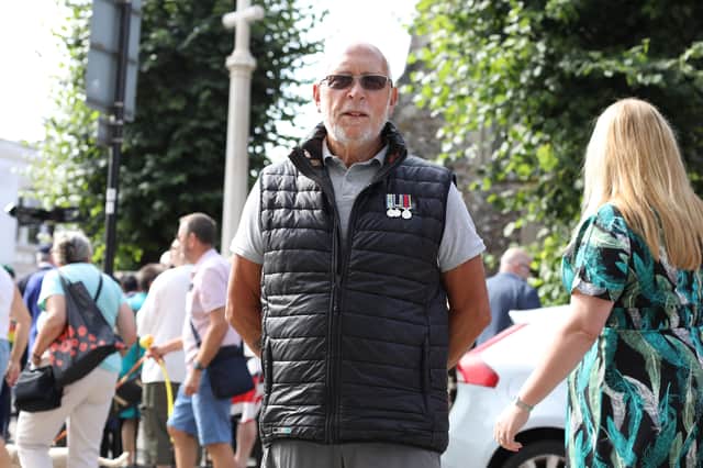 Pictured: Warrant Officer Weapons Engineer Artificer Dave White, who lived near Anthony Eggington in Purbrook.