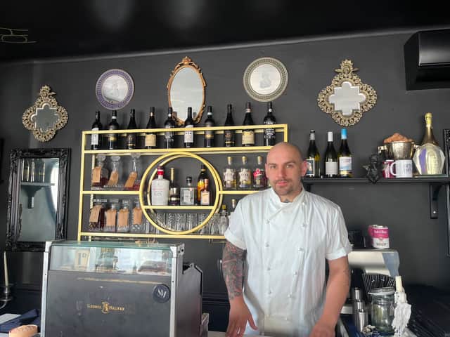Jordan Thompson, owner and chef of Smoke and Mirrors in Old Portsmouth
