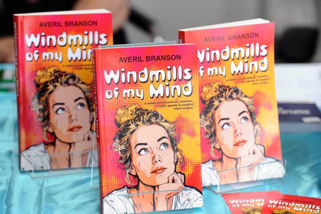 For her fourth book called 'Windmills of my Mind' which is a collection of short stories with twists, turns and surprises in every one. 
Picture: Sarah Standing