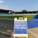 Work on Pompey's new £1.5m pitch began on May 5.
