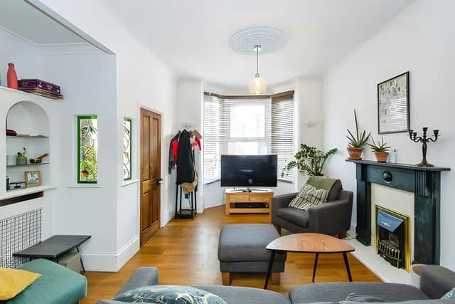 Flexible reception space provides comfortable everyday living alongside room for entertaining or family gatherings.