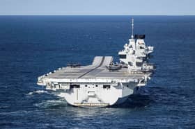 HMS Prince of Wales during Enhanced Vigilance Activity, Neptune Strike. Photo by AS1 Phoebe Hambrook