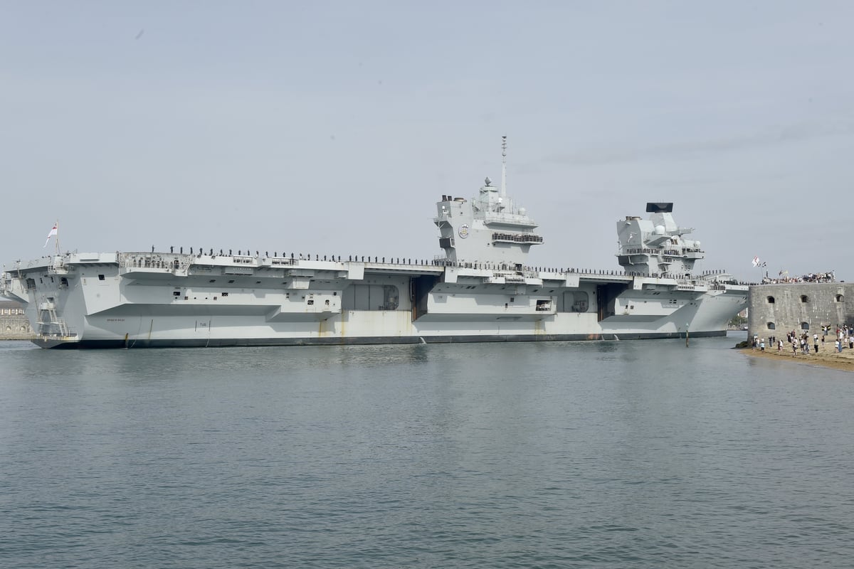 HMS Prince of Wales set to leave Portsmouth tomorrow - when is she leaving and do we know where she is going?