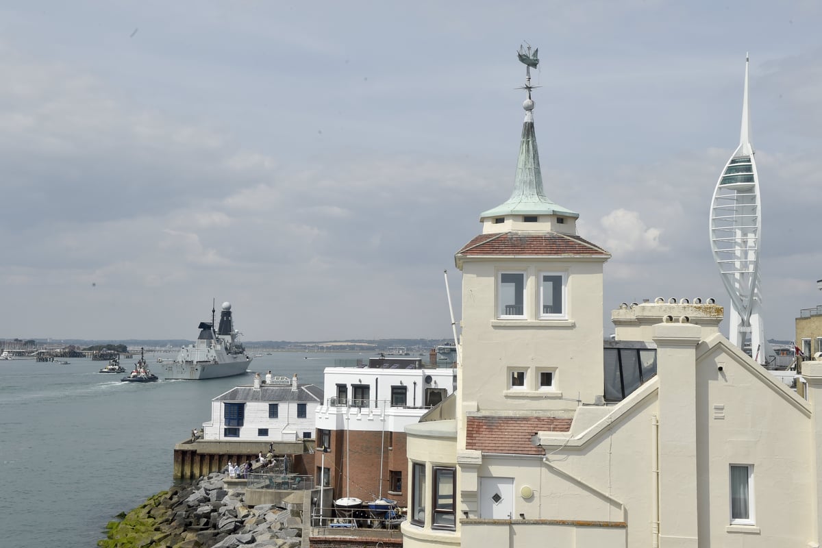 Confirmed: Royal Navy destroyer HMS Duncan heads into refit in Portsmouth after HMS Prince of Wales deployment