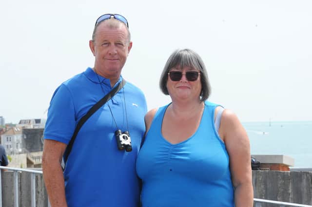 Pictured is: Kevin and Lesley Kelly from Tamworth, are excited to be reunited with their son, Weapons Engineer Rian Kelly (22).