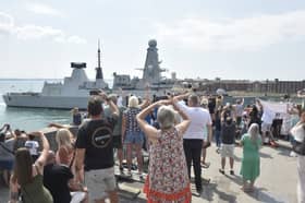 HMS Duncan returned to Portsmouth on Friday, July 24, 2026, after completing phase one of Operation Firecrest.