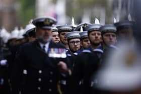 Members of the Royal Navy (Benjamin Cremel/PA)