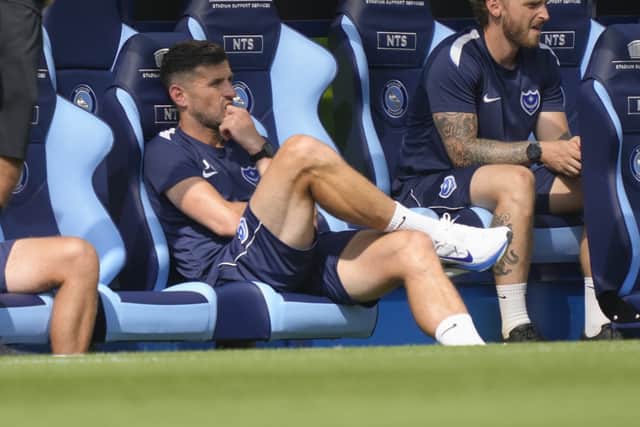 John Mousinho had plenty to think about during Pompey's 3-1 defeat at Wycombe. Picture: Stephen Flynn/ProSportsImages