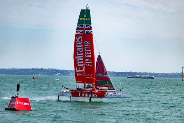 Team GBR team finished first in the last race