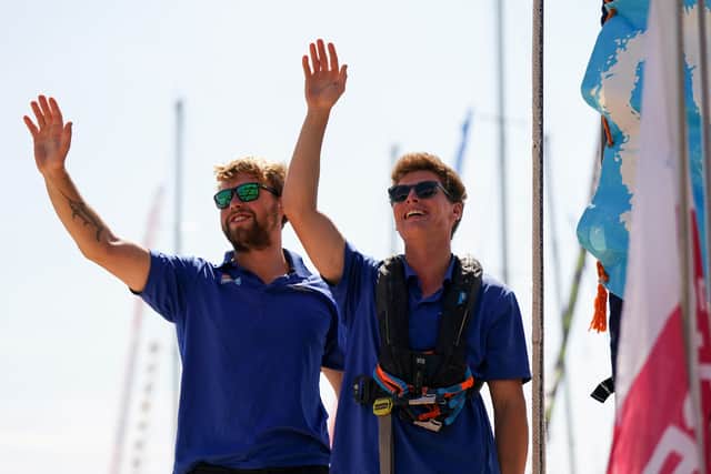 Skipper, Oliver Irvine and First Mate, Otto Kulow, from Team GOSH.