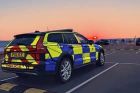Police have revealed the crime of a driver who begged them not to share it on Facebook.