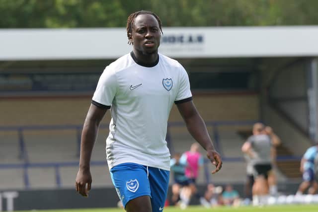 Pompey triallist Arvin Appiah