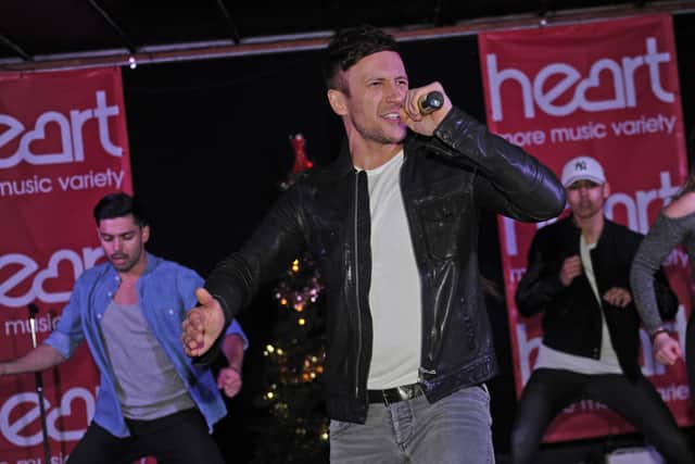 Sean Smith, X-Factor finalist with Same Difference.