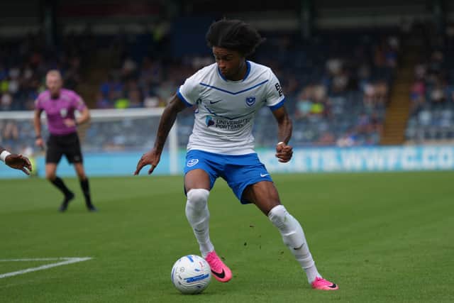 Harvey Blair last played for Pompey at Wycombe. Picture: Stephen Flynn/ProSportsImages