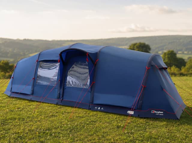 The Berghaus Air 600 Nightfall Tent sleeps six and is reduced to £448.97 for GO Outdoors members