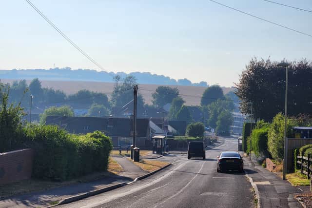 Smoke from the blaze can reportedly be seen as far away as Clanfield - although there are also reports of a smaller fire near World's End.