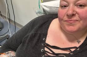 Katie Barnham is raising money to support herself after a cancer diagnosis