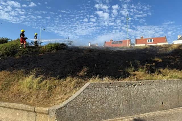 Fire in Lee-on-the-Solent