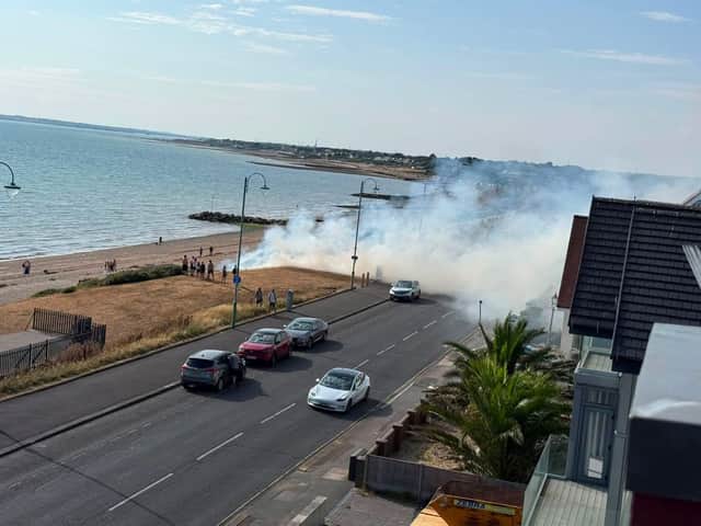 Fire in Lee-on-the-Solent
