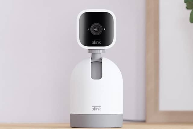 The Blink Mini Pan-Tilt Camera is reduced from £34.99 to £16.99 at Amazon