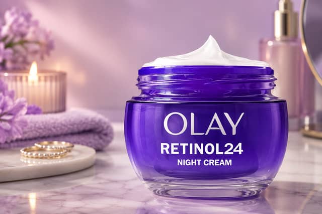 Olay Retinol 24 Night Cream combines retinol and vitamin E to hydrate and smooth skin overnight.