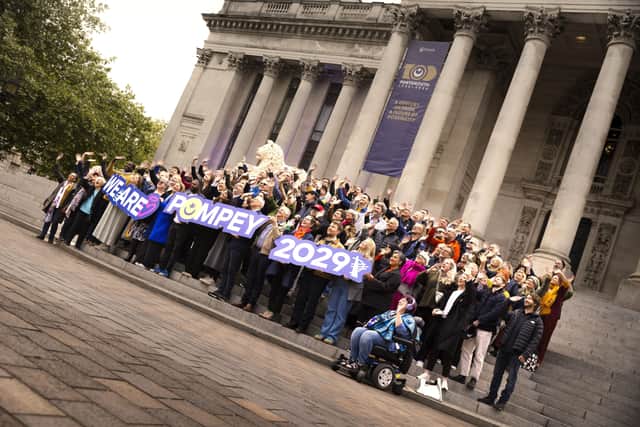 Ten Portsmouth businesses have joined cultural organisations in supporting the City of Culture 2029 bid.