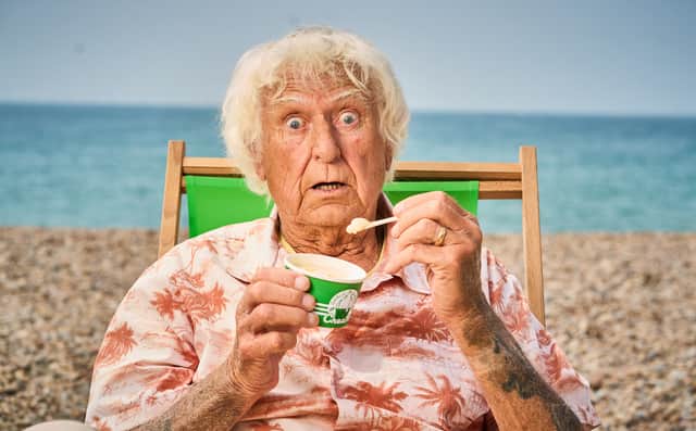 Not all beachgoers were a fan of the new flavour