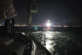 A yacht captain had to be rescued by lifeboat crews after their vessel suffered a complete power failure.