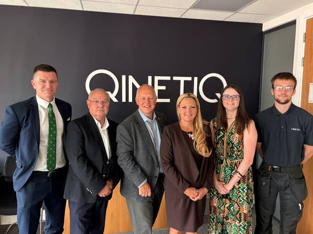 Amanda Martin visits QinetiQ at Portsdown Hill
