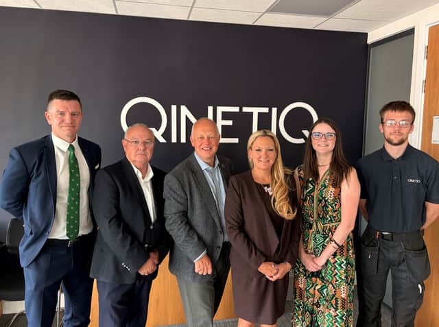 Amanda Martin visits QinetiQ at Portsdown Hill