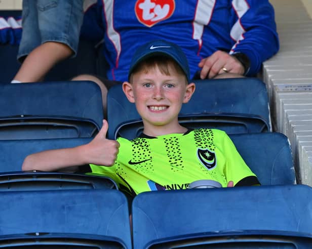 Pompey fans travelled to north Hampshire to cheer on their impressive youngsters at Farnborough. Pics: Graham Hunt.