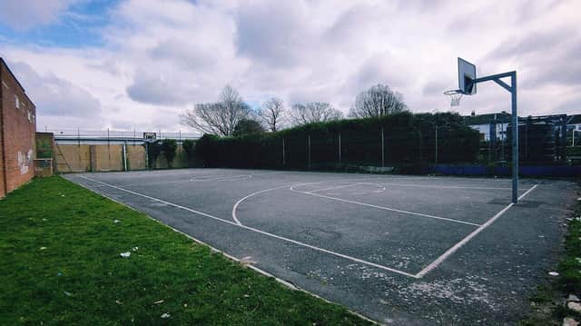 The court at Alexandra Park was run down and a hotspot for anti-social behaviour
