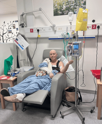 Kerry had multiple rounds of chemotherapy