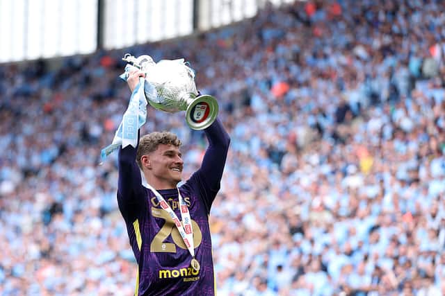 Carl Rushworth enjoys the Championship title with Coventry