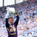 Carl Rushworth enjoys the Championship title with Coventry