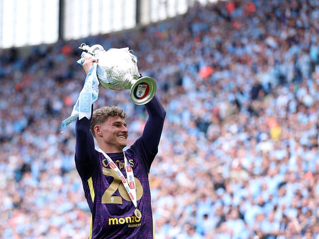 Carl Rushworth enjoys the Championship title with Coventry