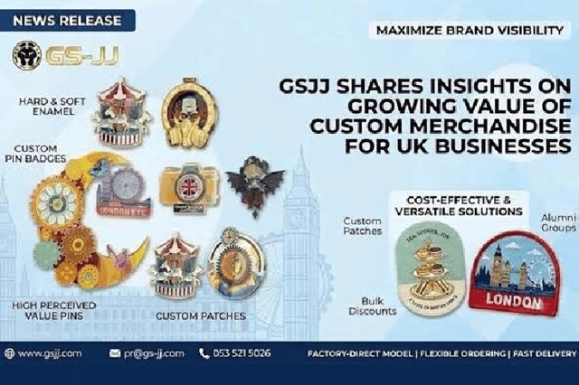 GSJJ is a global manufacturer of custom promotional products, including custom pin badges, challenge coins, patches, and lanyards