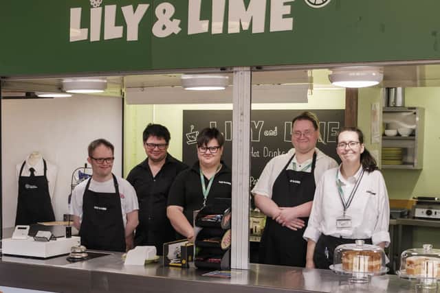 Staff at Lily and Lime cafe in Portsmouth Central Library have celebrated its 10th anniversary.
