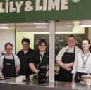 Staff at Lily and Lime cafe in Portsmouth Central Library have celebrated its 10th anniversary.