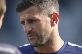Pompey boss John Mousinho. Pic: Stephen Flynn/ProSportsImages
